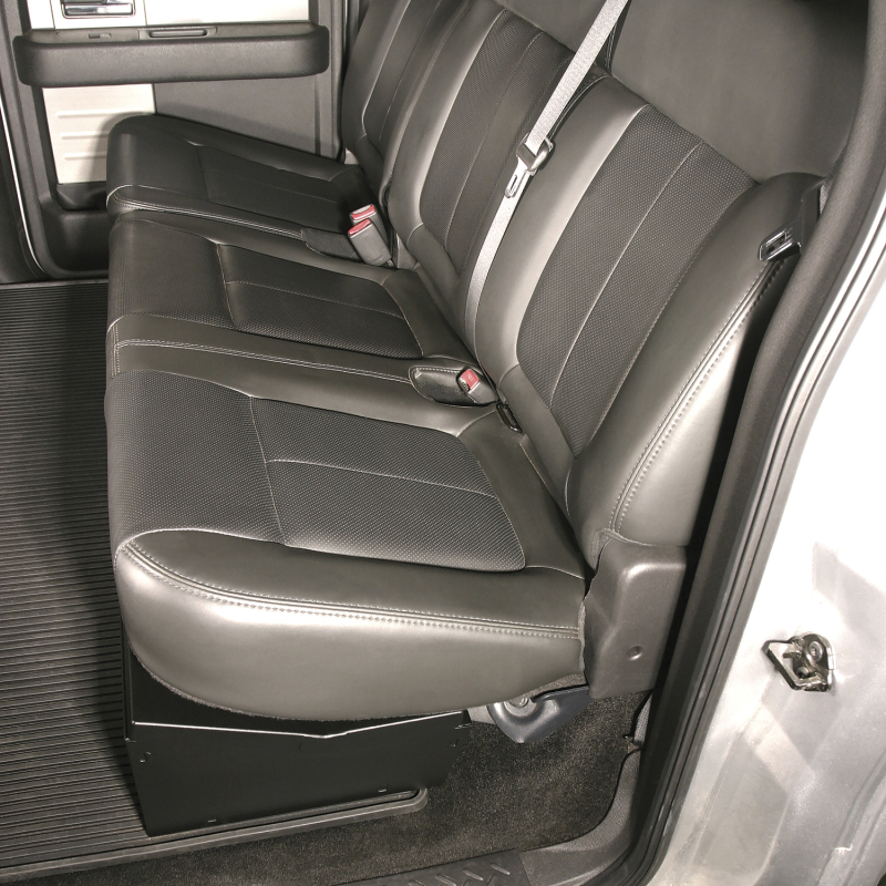 Ford F-150 Underseat Storage Box - Tuffy Products - Full Length W/ Keyed Lock - Black - `09-`14